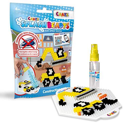 Craze Splash Beadys 26021 Bagger Foilbag Starter Pack Construction strijkkralen zonder strijken in prachtige kleuren