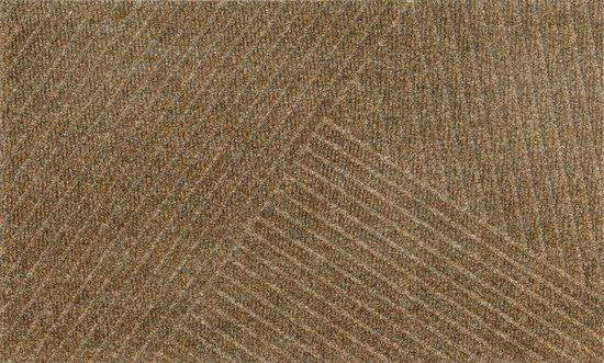 DUNE Deurmat Buiten & Binnen - Strepen Taupe 45x75cm - Wasbaar