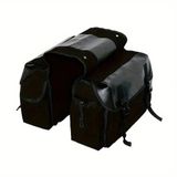 Vélo Sacoche, porte-bagages, sacoche double, porte-bagages, noir