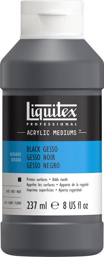 Liquitex Professional Gesso Zwart 237 ml