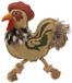 Kerbl Jouets pour chien Coq Karl, 24 cm