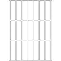 HERMA - Permanente kleeflaag - wit - 13 x 50 mm 672 etiket(ten) (32 vel(len) x 21 etiketten