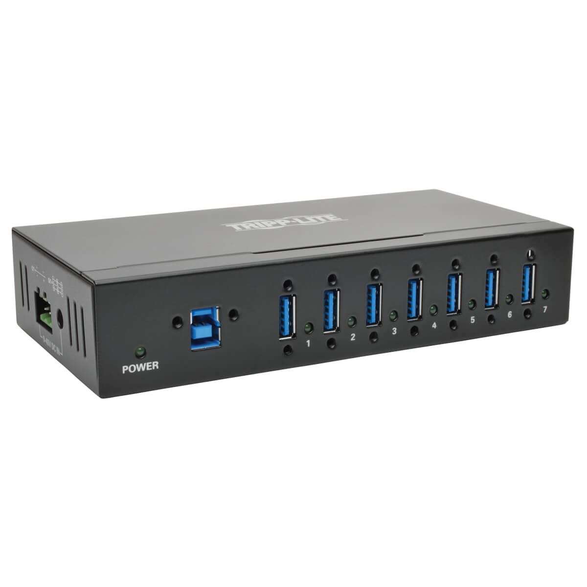 Tripp Lite U360-007-IND - USB 3.1 Gen 1 Hub - 7 Ports - Zwart