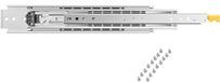 Shanghai Sishun Technology Co., Ltd Glissières de tiroir à extension complète, 508 mm, Verrouillable, 1 Paire, Capacité de charge 226,8 Kg, Rail coulissant à roulement à billes monté latéralement avec verrou