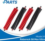 Roborock S8 Max Ultra Brosse (4 Pièces, Plus.Parts® alternative pour 8.02.0322)