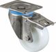 BS Roue pivotante HS120.B14, avec frein centralisé, avec platine, Ø125, L45mm, 700kg