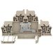 Weidmüller 1689990000-50 Klem 2-etages Spanveer Donkerbeige 50 stuk(s)