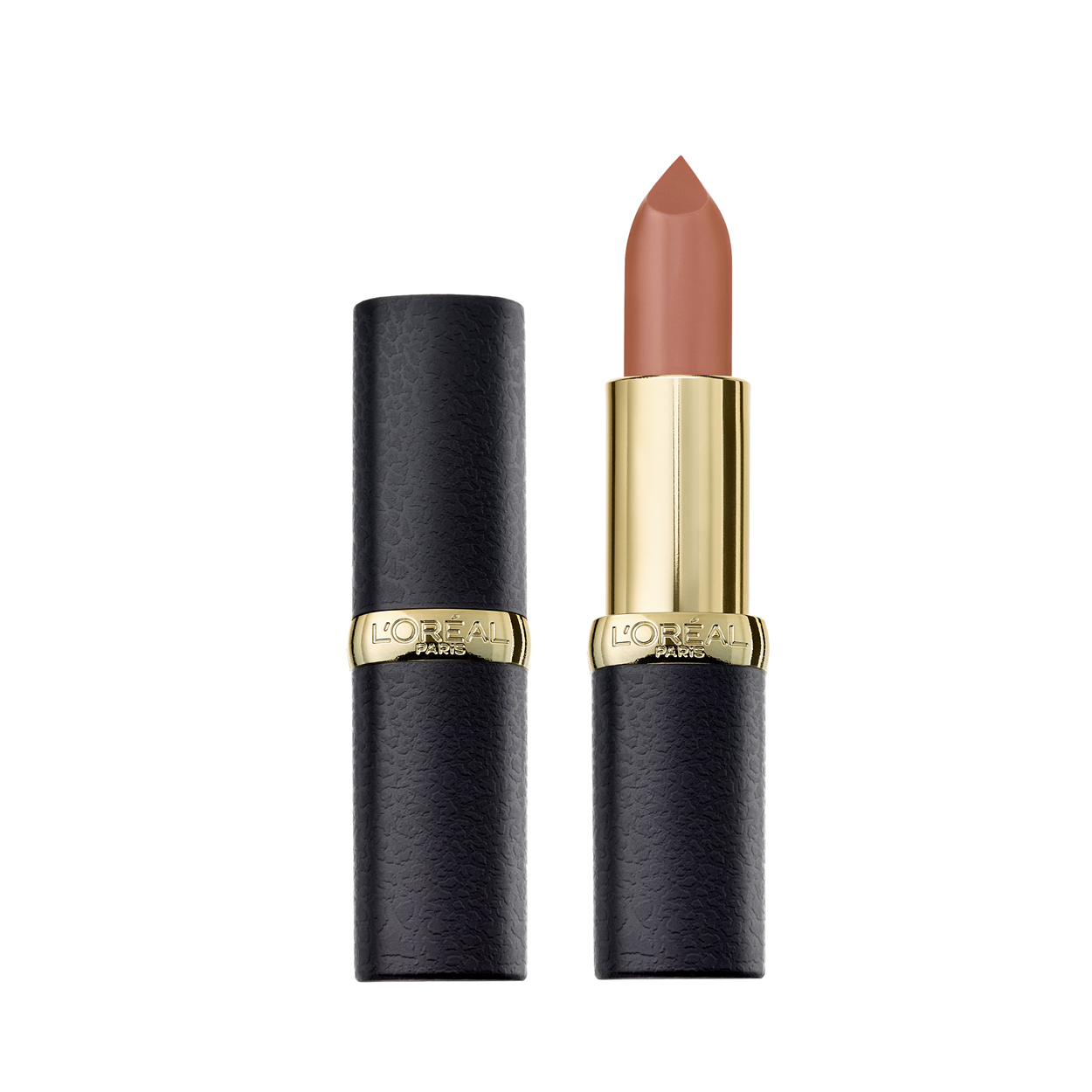 L'Oréal Make-Up Designer Color Riche Matte Lipstick - 634 Greige Hype - Nude - Verzorgende Matte Lippenstift verrijkt met Camillia en Jojoba oliën - 4,54 gr.