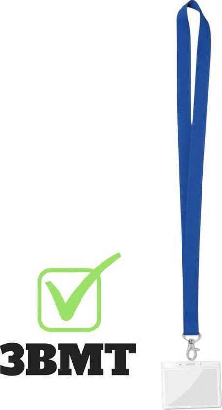 3BMT Keycord met Badgehouder - Pashouder - Lichtblauw - 90 cm