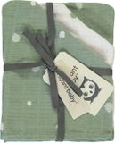 Briljant Baby Washandje Hydrofiel Sunny Groen 3 Stuks