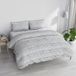 Italian Bed Linen Gedrukte kleuren dekbedovertrek Made in Italy, Strraits Rook, tweepersoonsbed