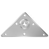 Amig - Gelamineerd profielscharnier model 407 - Messing scharnier met afgeronde rand - Duurzame matte afwerking - Afmetingen 95x52x2,3 mm - Veelzijdigheid en elegantie voor deuren, meerkleurig