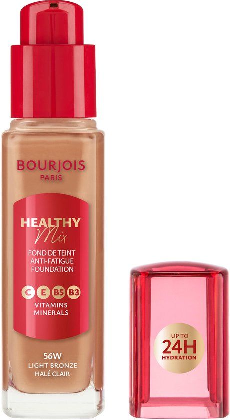 Bourjois Healthy Mix Anti-Fatigue Foundation - 56W Light Bronze - 30 ml