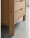 DTP Home Cupboard Forte, 2 doors, 2 drawers, 190x80x40 cm, teakwood natural