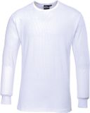 Portwest Thermisch T-Shirt Lange Mouw B123 - Wit - S