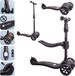 Sun Baby Trottinette d'enfant avec roues lumineuses - Noir