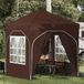 Prolenta Maison Exclusive Pop-up partytent, 192 x 192 x 245 cm, bruin