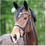 Kavalkade Rijhoofdstellen Diana KavalSH5 Cob Zwart Leer/Rubber