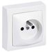 Legrand - TV-stopcontact type "F" om vast te schroeven, wit