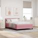 Maison Exclusive - Lit boxspring à LED avec tête de lit Rosa 160 x 200 cm, velours