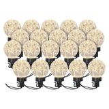Emos DCPW07 lichtsnoer 7,6 m 20 lampen LED Warm wit Binnen/buiten Zwart