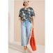 Blouse à col rond et fronces