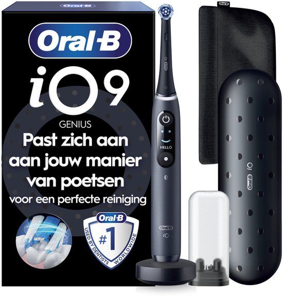 Oral-B iO 9 elektrische tandenborstel - zwart