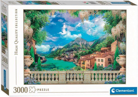 Clementoni - 3000 Piece Puzzle - Lush Terrace On Lake - Ages 14+