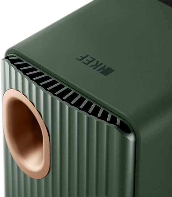 KEF LS50 Wireless 2 Boekenplank speaker - Moss Green (per paar)