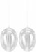 Rayher Hobby Gmbh Paasversiering œuf suspendu en plastique - 2x - 10 cm - DIY œuf de Pâques à décorer - Décoration de Pâques - Remplissable