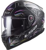 LS2 Ff811 Vector II Tropical Zwart Wit Integraalhelm Maat S