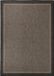 Tapis d'extérieur plat tissé 140x200 cm brun foncé