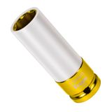 Titan 21092 1/2-inch aandrijving x 19 mm niet-ontsierende impact diepe kabelmoer socket