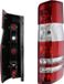 Feu arrière gauche - Feu arrière - Éclairage de véhicule - Résistant aux chocs durable - 25,2 Watt - Rouge Blanc