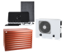 Evolar Geluidsreducerende warmtepomp en airco omkasting - Small - Tweedekans - Steenrood