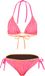 BECO zebra vibes triangelbikini - C-cup - roze/oranje - maat 42