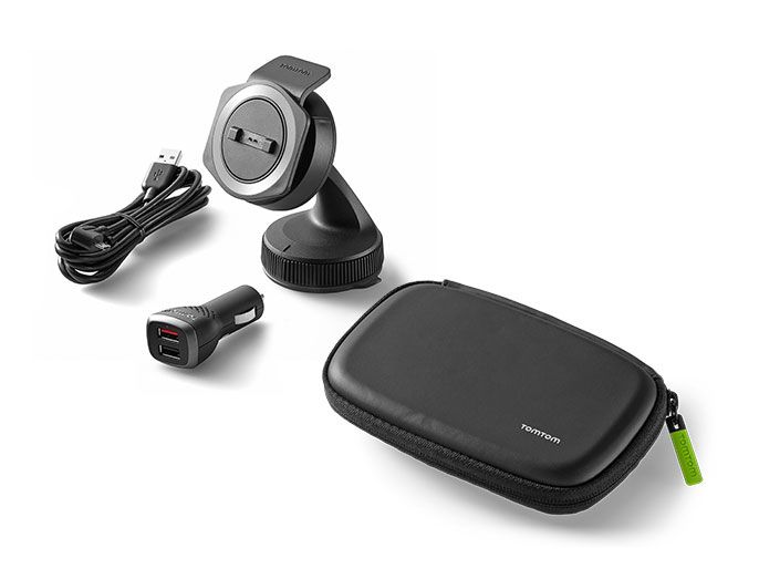 TomTom Rider 400/410 Car Mounting Kit with Case - Black