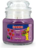 Haribo Berry Mix Geurkaars 27 Branduren Glas Paars