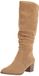 Amazon Essentials Dames hoge laarzen met blokhakken, bruin, 9 UK breed