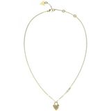 GUESS GUESS ALL YOU NEED IS LOVE CHARMING GOLD PLATED NECKLACE JUBN04210JWYGT/U