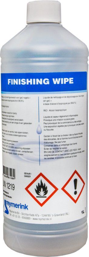 Reymerink Finishing Wipe 1000ml | Desinfectie voor PMU, Tattoo, Beauty, Studio & Laser Salon
