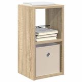 vidaXL Nachtkastje 2 stuks Sonoma Eiken 25,5 x 22 x 49,5 cm Bewerkt hout