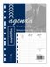 Finocam 411030026 Organizer Refill 2026 A4 Blue, White Day on 1 Page Lined Paper FSC Certified