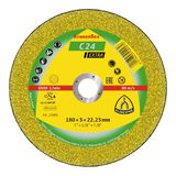 KLINGSPOR 13489 C 24 EX doorslijpschijven 180 x 3 x 22,23 mm recht (inhoud: 25)