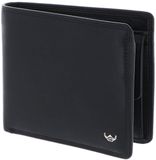 Golden Head Leren portemonnee Polo RFID Protect Scheintasche mit RV 1395 Schwarz zwart