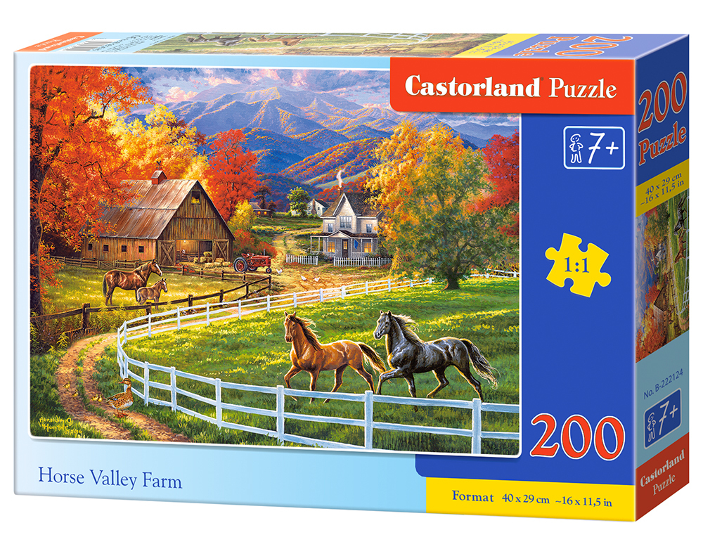 Castorland Horse Valley Farm- 200pcs