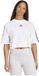 Adidas Essentials 3 Stripes Cotton Loose T-shirt Met Korte Mouwen Wit XS Vrouw