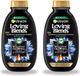 Garnier Loving Blends Shampoo Magnetic Charcoal - Vette Hoofdhuid & Droge Lengtes - 300 ml - Voordeelverpakking - 2 stuks