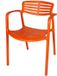 Resol Toledo Fauteuil Avec Accoudoirs Orange