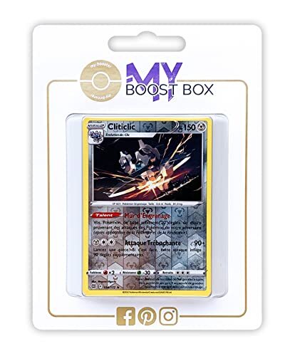 my-booster Cliticlic (Klinklang) 104/172 Holo Reverse - Myboost X Epée et Bouclier 9 - Stars Étincelantes - Doos met 10 Franse Pokemon kaarten